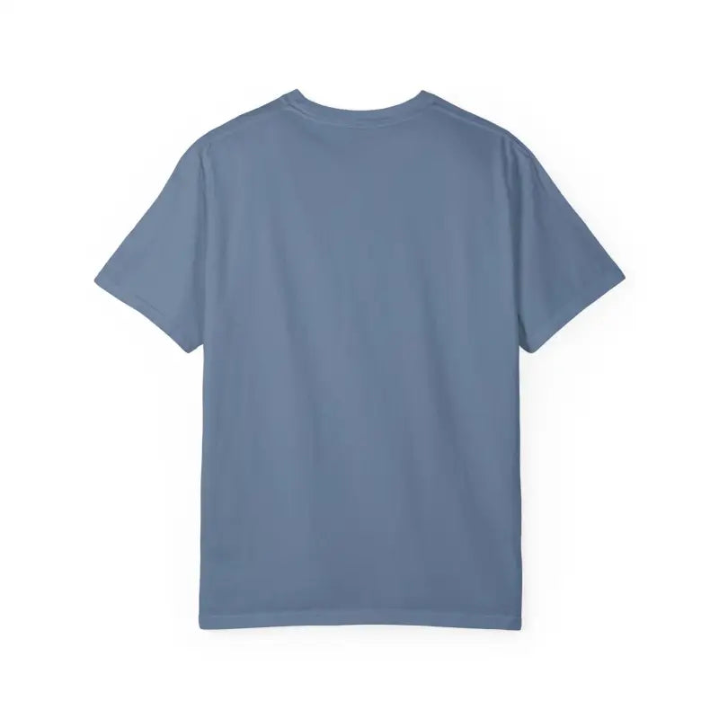 Blue short-sleeved Summer Vibes t-shirt featuring Van graphics for unisex wear