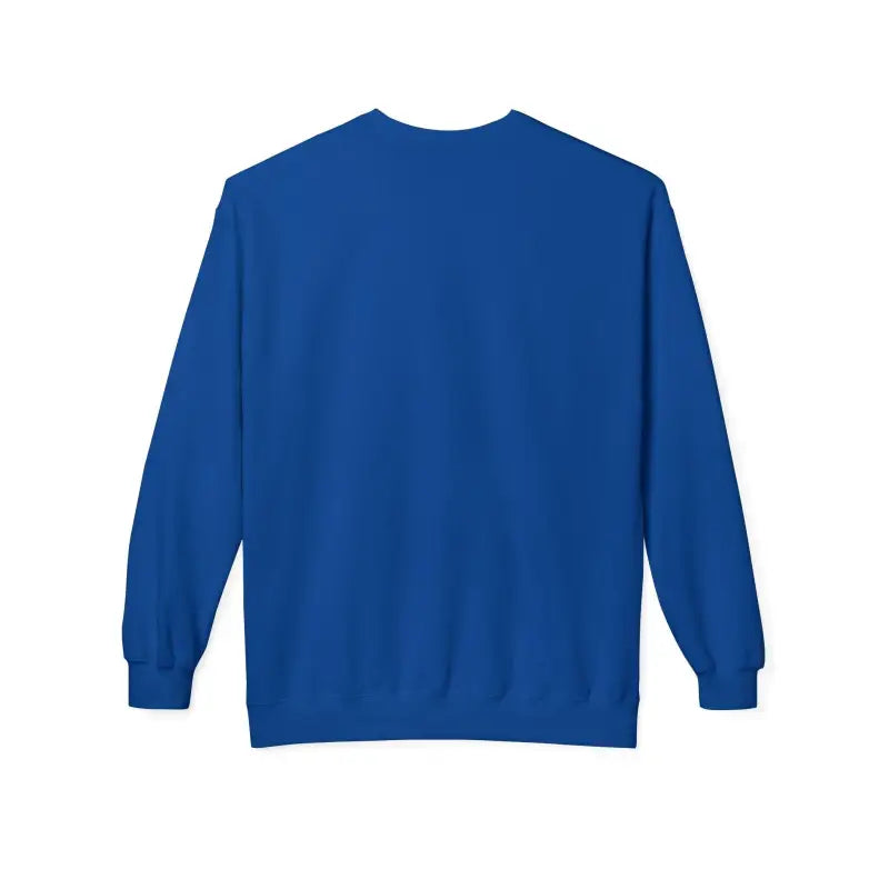 Blue long-sleeved sweatshirt from Tug Life Unisex Midweight Fleece Crewneck collection