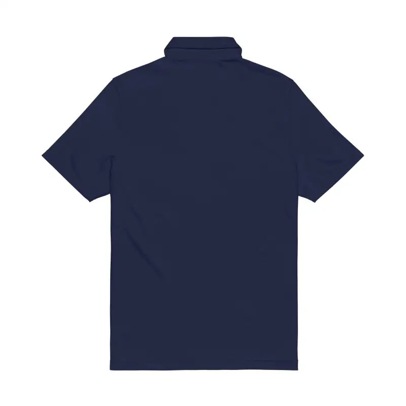 Navy blue Under Armour Men’s Polo Shirt featuring embroidered Rhody design
