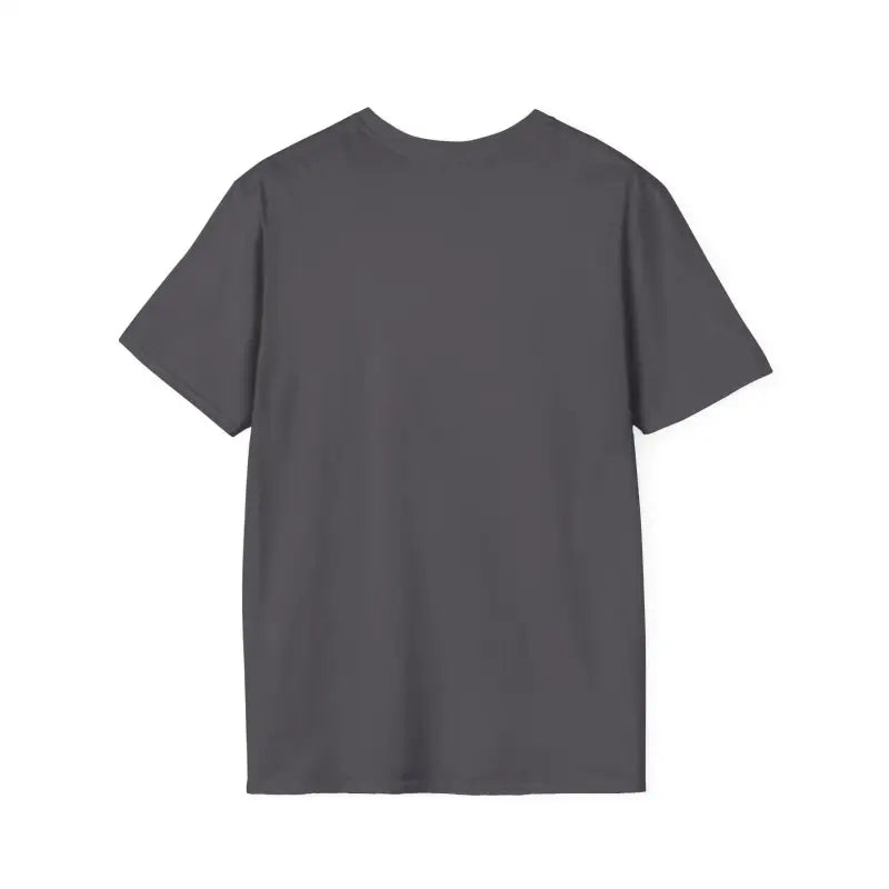 Gray short-sleeved t-shirt featured in Unisex Black Lab Graphic T-Shirt product display