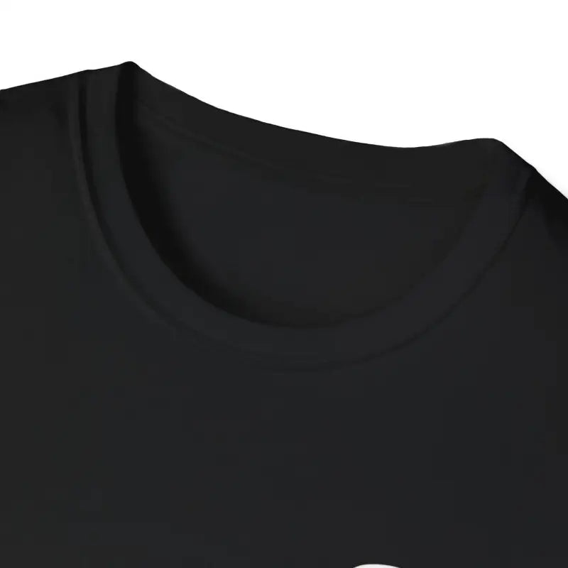 Black T-shirt neckline of Unisex Black Lab Graphic T-Shirt for stylish casual wear