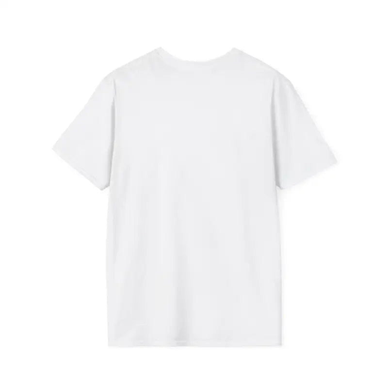 Plain white t-shirt displayed with Unisex Black Lab Graphic T-Shirt for casual style