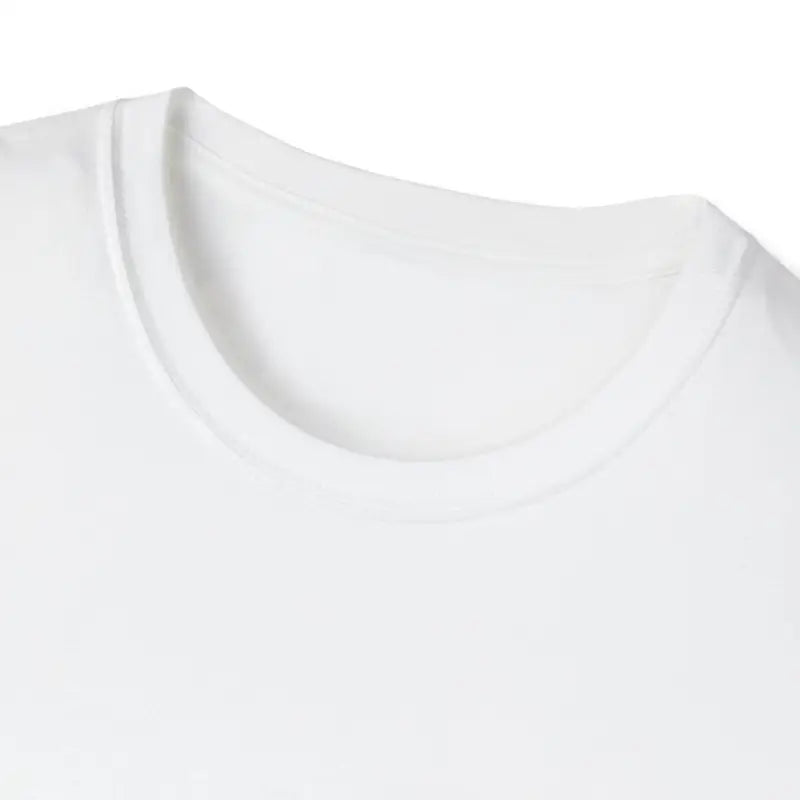 White crew neck t-shirt featuring a Black Lab graphic for unisex style and comfort