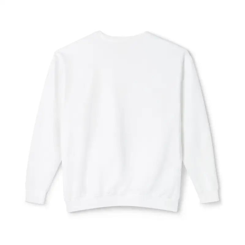 Unisex Lightweight Crewneck Sweatshirt with Potted Plant Design in White Color