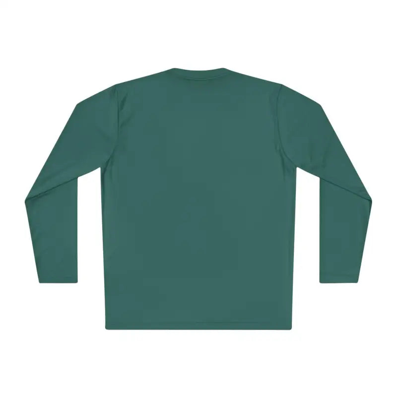 Green long-sleeved Unisex Ski Bum Tee in sport material for outdoor activities