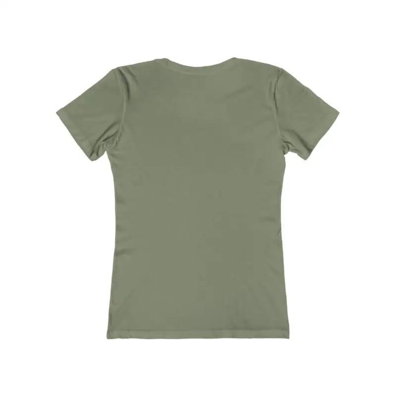 Olive green women’s Vacation Vibes Tee with Off Duty Mom design displayed elegantly