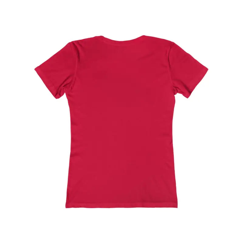 Red women’s t-shirt featuring Vacation Vibes Tee for Women Off Duty Mom Design