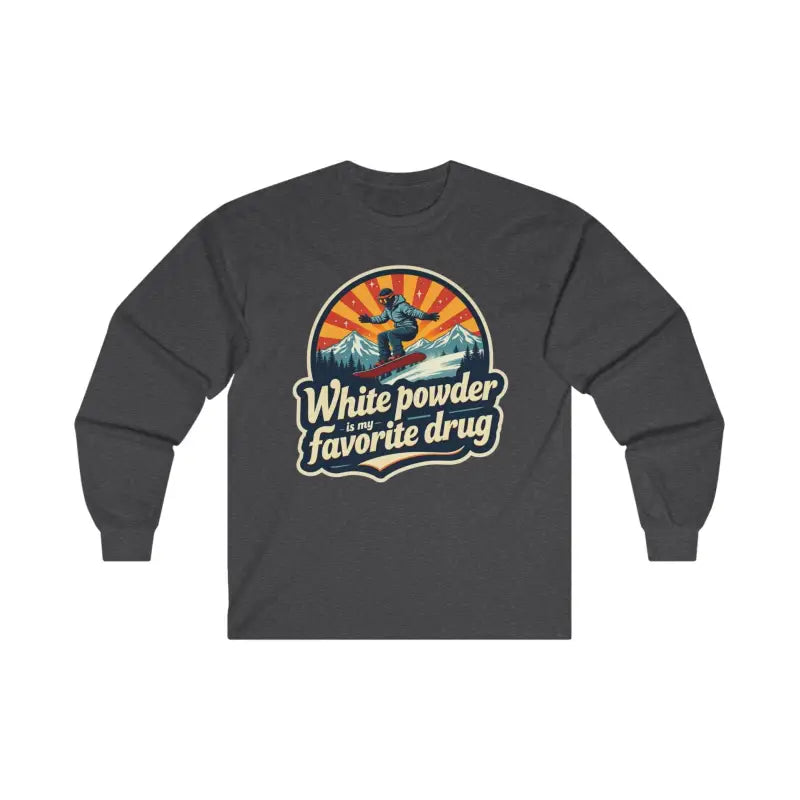 Long-sleeved gray shirt from the Witty Snowboarding collection for stylish winter wear