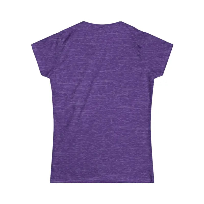 Purple heathered t-shirt from Women Summer Vibes collection, ideal for beach relaxation