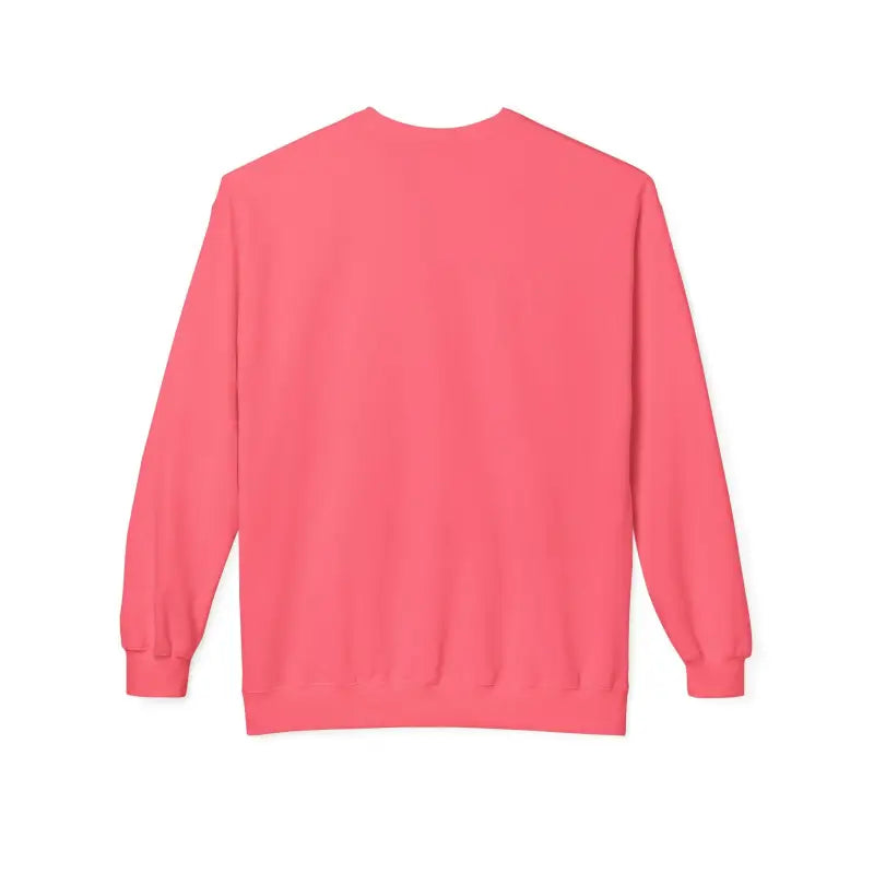 Coral-colored crewneck sweatshirt from Women’s Floral Sweatshirt Softstyle Fleece collection