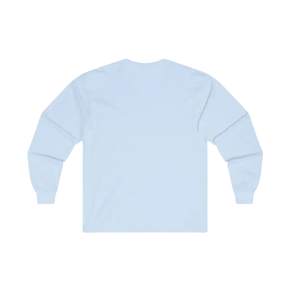 Light blue long-sleeved shirt from Coastal Vibes Unisex Long Sleeve Tee collection