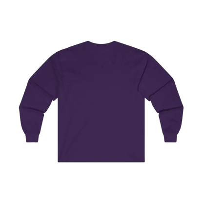 Purple long-sleeved shirt from Coastal Vibes Unisex Long Sleeve Tee for outdoor lovers