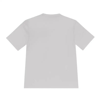 Gray short-sleeved American Flag Shark Graphic Unisex Moisture Wicking T-Shirt