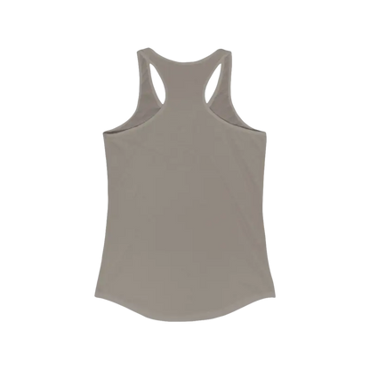 Gray Beach Vibes Racerback Tank Top for a stylish and relaxed summer look