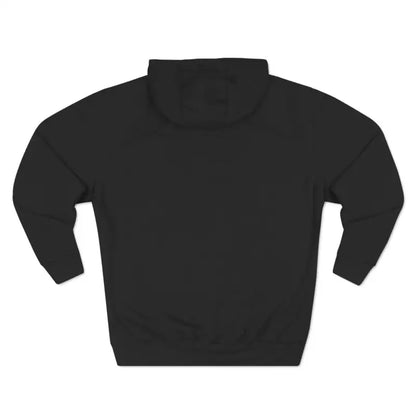 Sleek Black Hoodie with Just Vibe Sound Wave Design for Comfort, perfect for style and cozy moments.