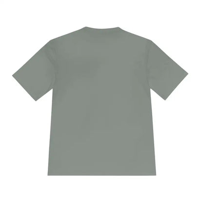 Gray short-sleeved Block Island Adventure Unisex Moisture Wicking T-Shirt