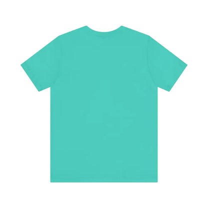 Aqua-colored Block Island Beach Vibes Unisex Tee showcasing summer style and comfort