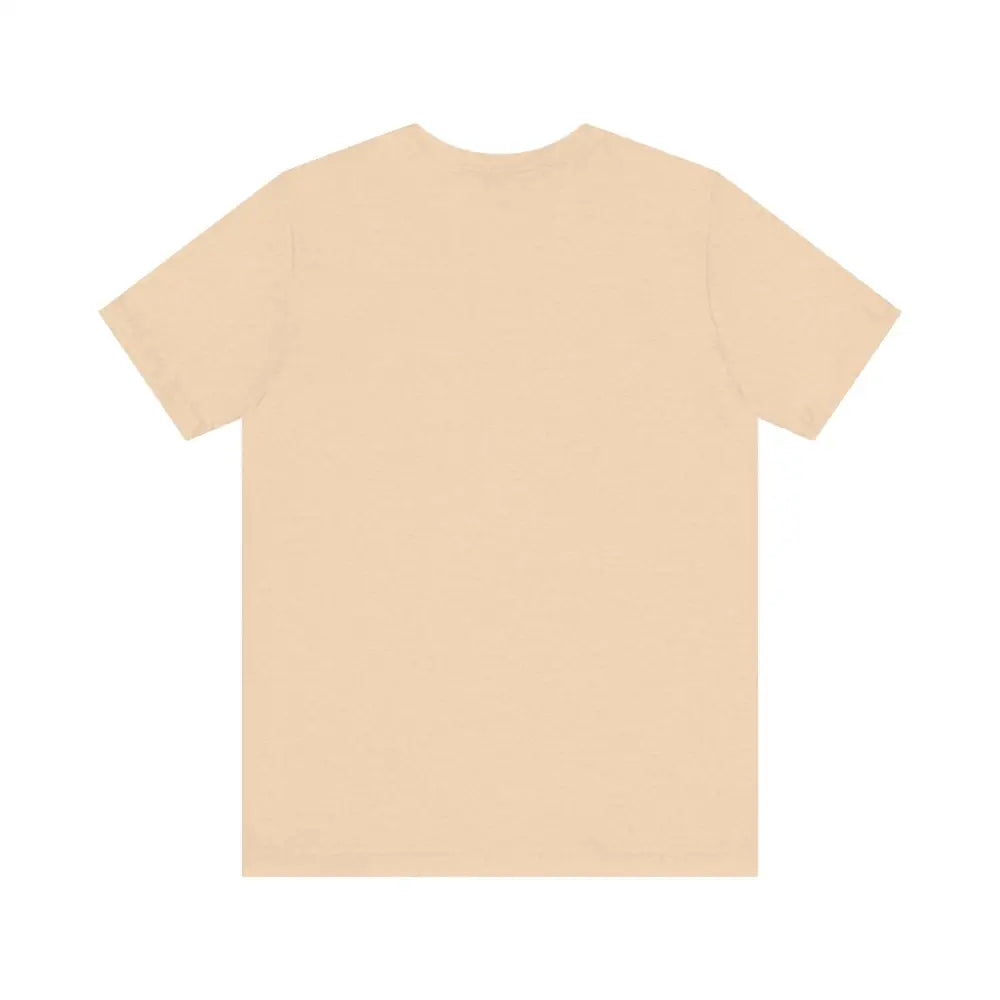 Plain beige Block Island Beach Vibes Unisex Tee for casual, stylish wear