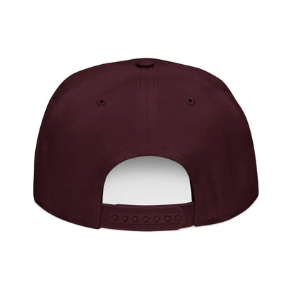 Maroon Block Island Embroidered Snapback Cap for enjoyable summer activities