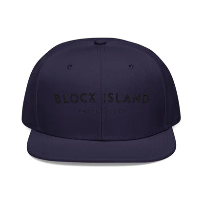 Navy blue flat-brimmed cap from Block Island for summer fun and stylish outdoor wear
