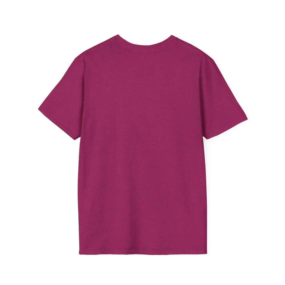 Magenta short-sleeved t-shirt from Block Island Graphic Unisex Softstyle collection