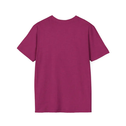 Magenta short-sleeved t-shirt from Block Island Graphic Unisex Softstyle collection