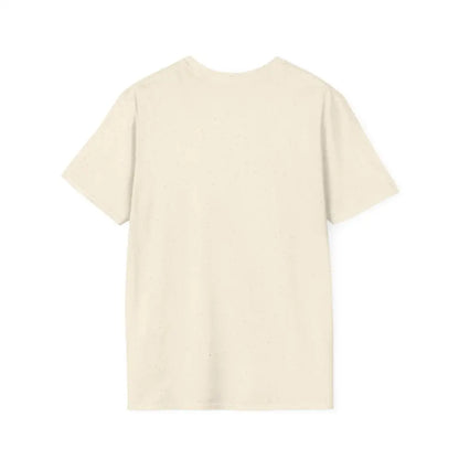 Plain cream-colored t-shirt from the Block Island Graphic Unisex Softstyle collection