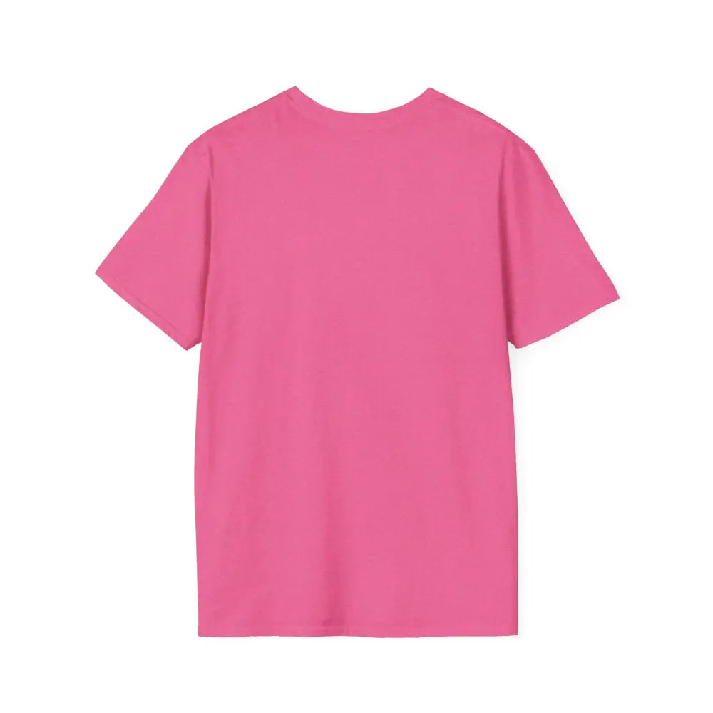 Pink short-sleeved unisex t-shirt featuring Block Island graphic design