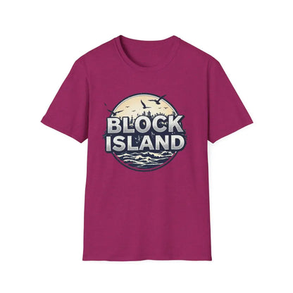 Magenta t-shirt from Block Island Graphic Unisex Softstyle T Shirt collection