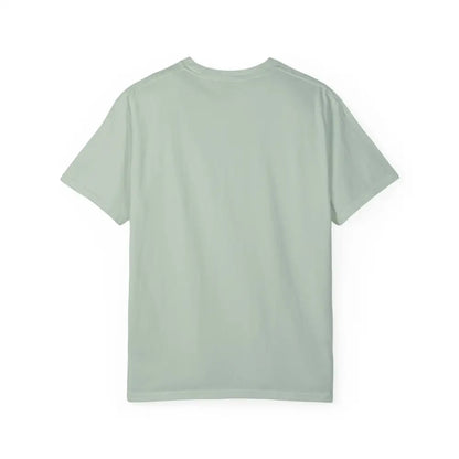 Light green Block Island Shark Unisex T-Shirt, garment dyed casual tee
