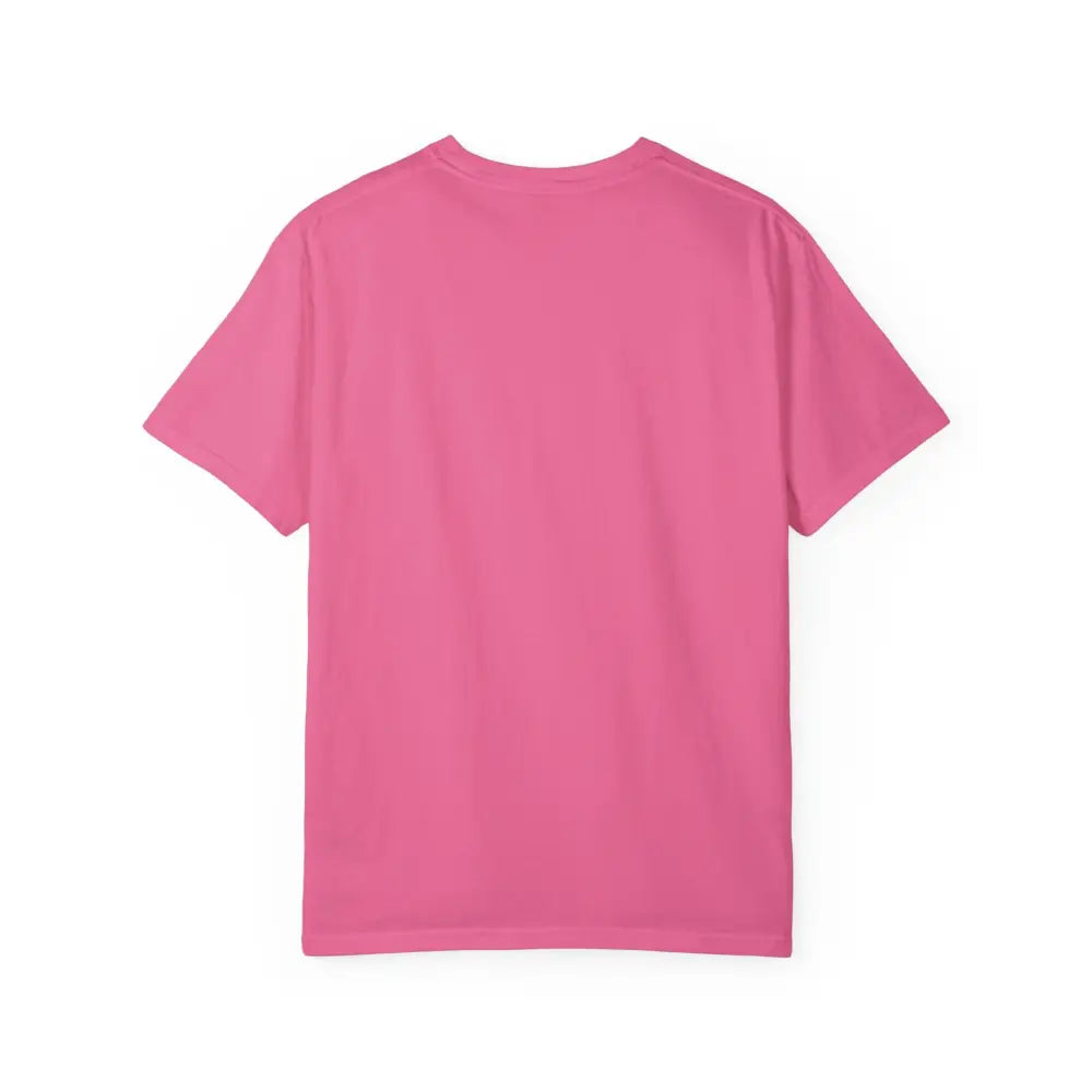 Pink short-sleeved Block Island Shark Unisex T-Shirt Garment Dyed Casual Tee