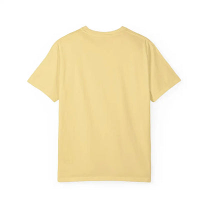 Plain yellow t-shirt from Block Island Shark Unisex Garment Dyed Casual Tee collection
