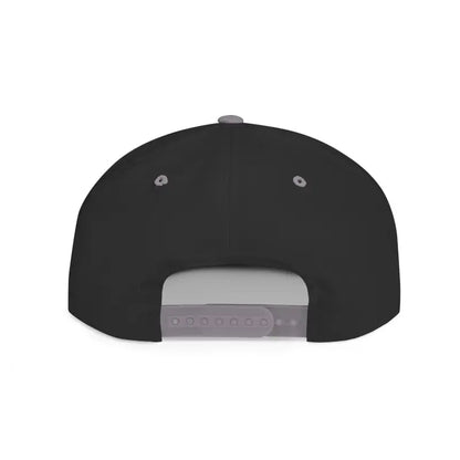 Black Snapback Cap from the Block Island Snapback Cap Collection on white background