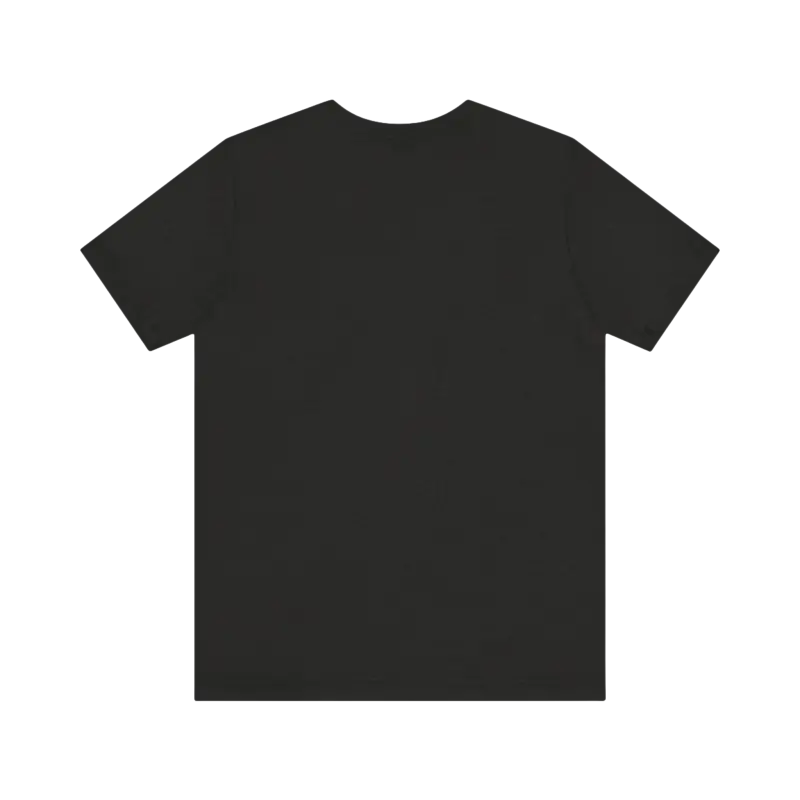 Black short-sleeved Block Island Sunset Unisex Jersey Tee for casual wear