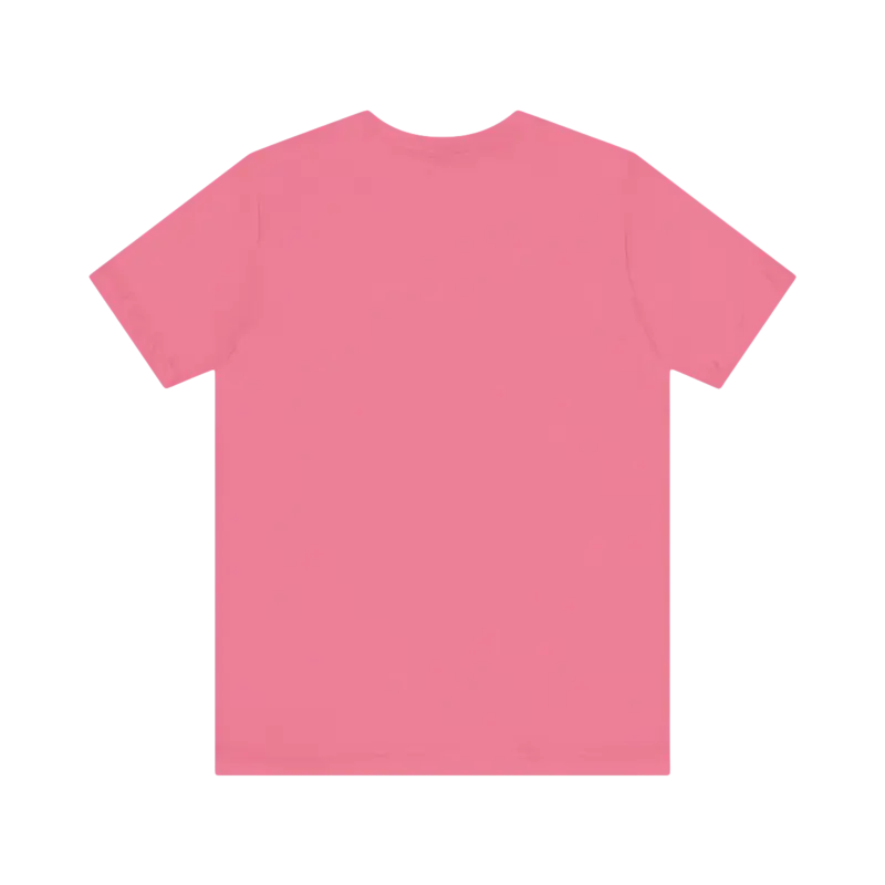 Pink short-sleeve t-shirt from Block Island Sunset Unisex Jersey Tee collection