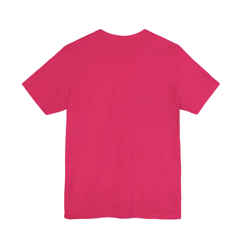 Pink Block Island Sunset Unisex Jersey Tee showcasing casual summer style