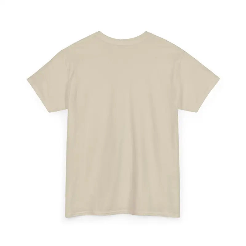 Beige short-sleeved t-shirt from Block Island Unisex Cotton Tee collection