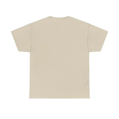 Beige short-sleeved Block Island Unisex Cotton Tee for casual wear