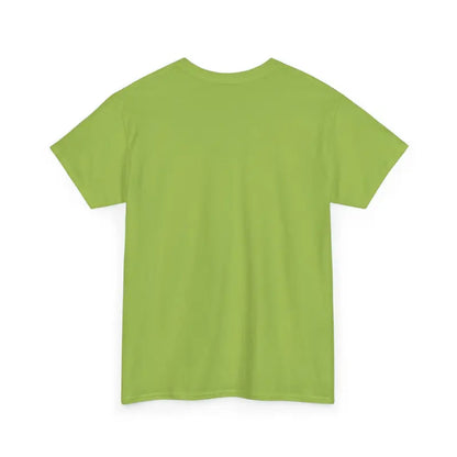 Lime green Block Island Unisex Cotton Tee displayed on a neutral background