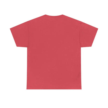 Red Block Island Unisex Cotton Tee showcasing a classic casual style