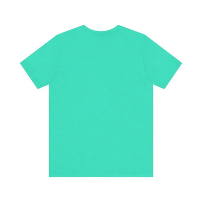 Aqua-colored Block Island Unisex Jersey Tee displayed on a neutral background