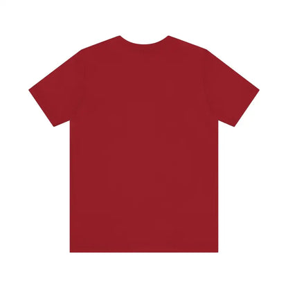 Maroon short-sleeve t-shirt from Block Island Unisex Jersey Tee collection