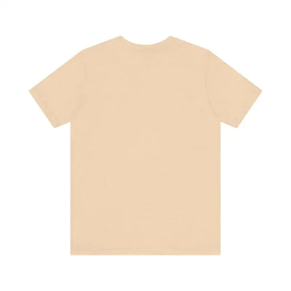 Plain beige Block Island Unisex Jersey Tee showcasing simple, versatile style