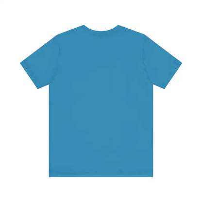 Blue short-sleeved Block Island Unisex Jersey Tee for casual wear and comfort