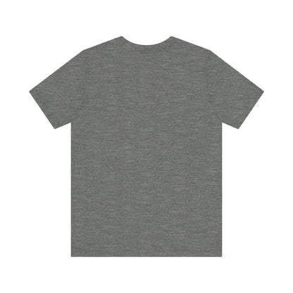 Gray heathered Block Island Unisex Jersey Tee displayed on a neutral background