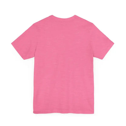 Pink short-sleeved Block Island Unisex Jersey Tee for casual wear and comfort