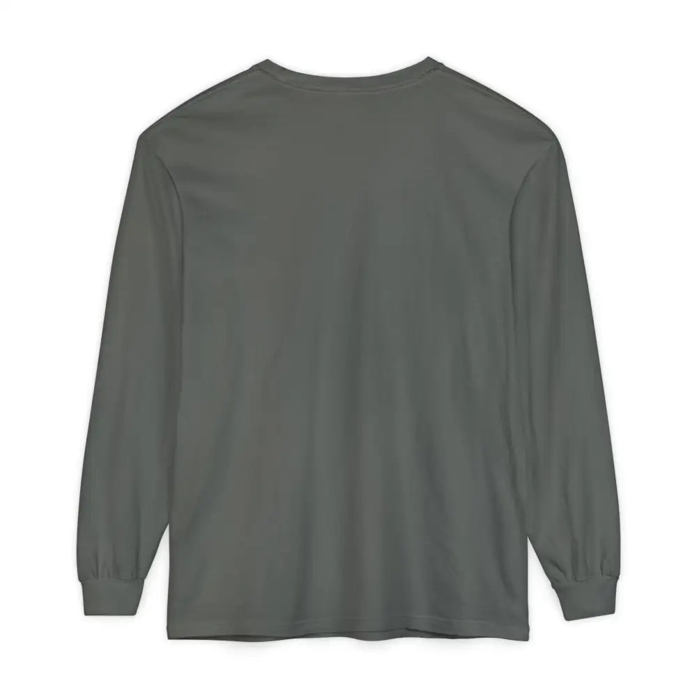 Gray long-sleeved shirt from BLOCK ISLAND Unisex Long Sleeve Tee collection