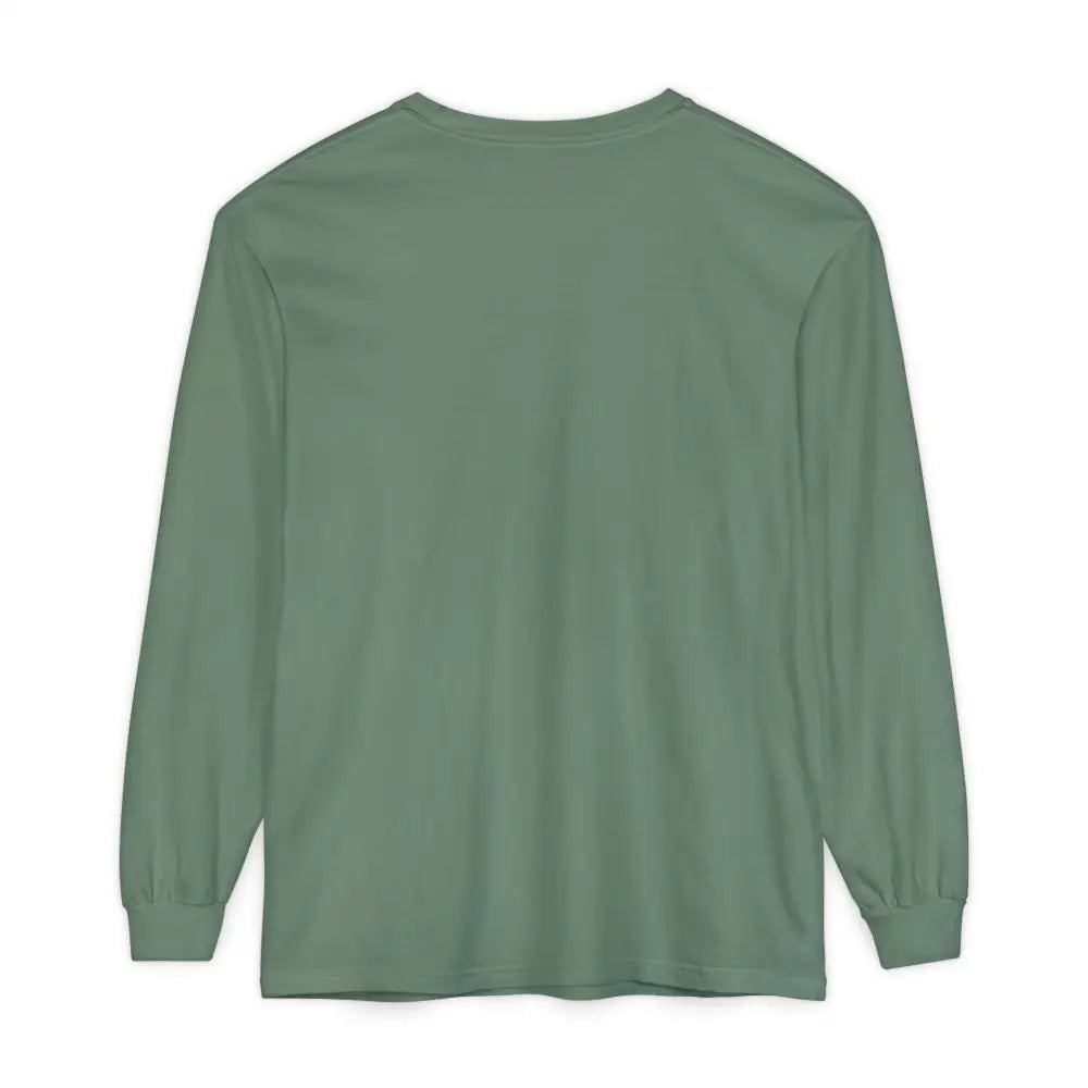 Green long-sleeved BLOCK ISLAND Unisex Long Sleeve Tee displayed for purchase
