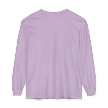Lavender long-sleeved shirt from the BLOCK ISLAND Unisex Long Sleeve Tee collection