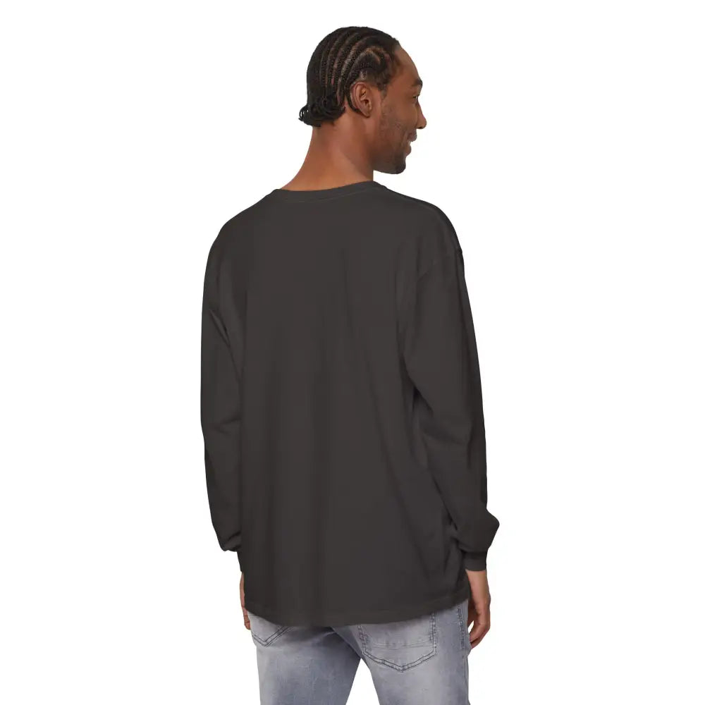 Long-sleeved charcoal shirt from BLOCK ISLAND Unisex Long Sleeve Tee collection